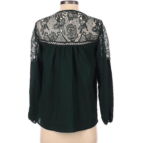 BB Dakota Embroidered Lace Long Sleeve Blouse l SIZE XS - Picture 7 of 10